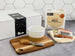 Artisan Vegan Cheese Gift Box - DIY Wheels Kit, Wood Board, Ceramic Mold, Truffle and Smoked Salts