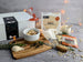 Artisan Vegan Cheese Gift Box - DIY Wheels Kit, Wood Board, Ceramic Mold, Truffle and Smoked Salts