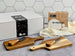 Cheese Boards for Two Gift Box- DIY Cheese Kit, Mini Wood Boards and Knives