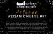 Artisan Vegan Cheese Gift Box - DIY Wheels Kit, Wood Board, Ceramic Mold, Truffle and Smoked Salts